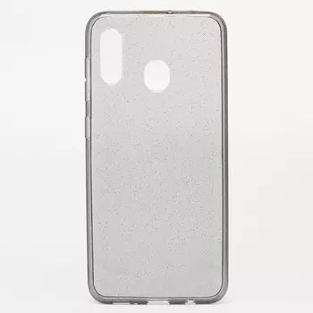 Чехол-накладка SC123 для смартфона Samsung SM-A205/305 Galaxy A20/A30, силикон, черный (99200)