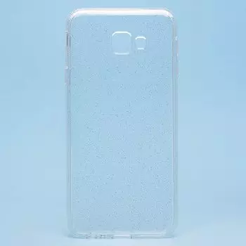 Чехол-накладка SC123 для смартфона Samsung SM-J410 Galaxy J4 Core, силикон, прозрачный белый (99179)