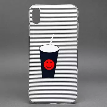 Чехол-накладка SC130 для смартфона Apple iPhone XS Max, принт 001