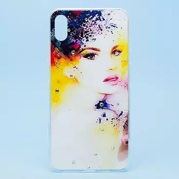 Чехол-накладка SC139 для смартфона Apple iPhone XS Max, силикон, принт 001 (99377)