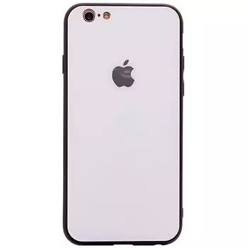 Чехол-накладка NXE Glass Azur stone series для смартфона Apple iPhone 6 Plus/6S Plus, белый