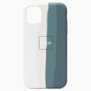 Чехол-накладка ORG для смартфона Apple iPhone 11, green rainbow (129626)