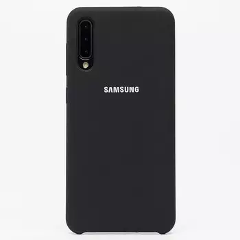 Чехол-накладка ORG для смартфона Samsung SM-A505 Galaxy A50, soft-touch, черный (102693)