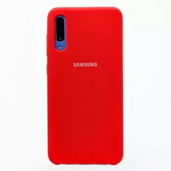 Чехол-накладка ORG для смартфона Samsung SM-A705 Galaxy A70, soft-touch, красный (102710)
