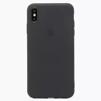 Чехол-накладка ORG Full Soft Touch для смартфона Apple iPhone XS Max, силикон, черный (115082)