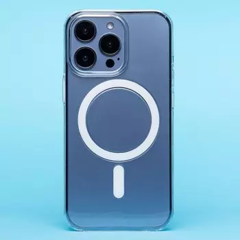 Чехол-накладка ORG PC Clear Case SafeMag для смартфона Apple, силикон, прозрачный (236391)