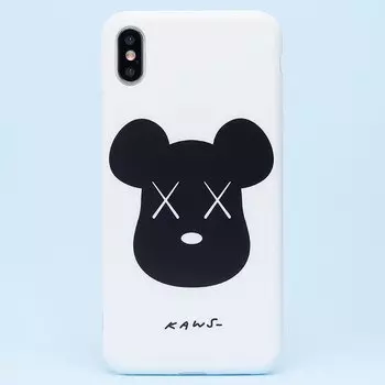 Чехол-накладка ORG SC156 для смартфона Apple iPhone XS Max, силикон, рисунок 017 (106406)