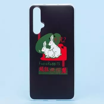 Чехол-накладка ORG SC156 для смартфона Huawei Honor 20, силикон, рисунок 004 (106100)