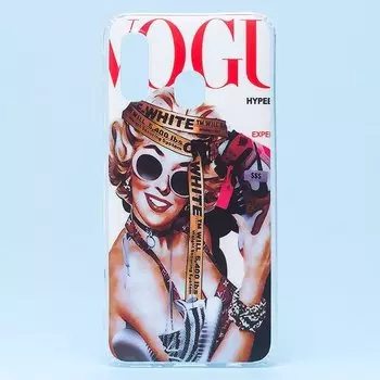 Чехол-накладка ORG SC156 для смартфона Samsung SM-A405 Galaxy A40, силикон, рисунок 003 (106204)