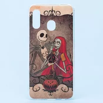 Чехол-накладка ORG SC156 для смартфона Samsung SM-A405 Galaxy A40, силикон, рисунок 013 (106214)