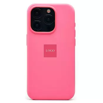 Чехол-накладка ORG Silicone Case SafeMag с анимацией для смартфона Apple iPhone 15 Pro, силикон, розовый (230174)