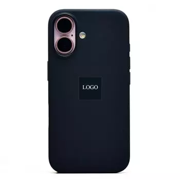 Чехол-накладка ORG Silicone Case SafeMag с анимацией для смартфона Apple iPhone 16, силикон, черный (235625)