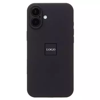 Чехол-накладка ORG Soft Touch для смартфона Apple iPhone 16 Plus, силикон, черный (234545)