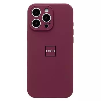 Чехол-накладка ORG Soft Touch для смартфона Apple iPhone 16 Pro Max, силикон, бордовый (234531)