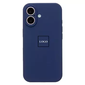 Чехол-накладка ORG Soft Touch для смартфона Apple iPhone 16, силикон, темно-синий (234540)