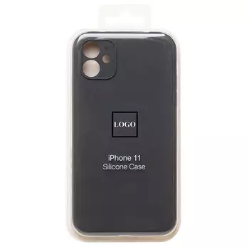 Чехол-накладка ORG Soft Touch для смартфона Apple iPhone 11, силикон, темно-серый (236236)
