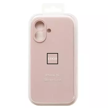 Чехол-накладка ORG Soft Touch для смартфона Apple iPhone 16, силикон, песочно-розовый (236256)
