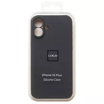 Чехол-накладка ORG Soft Touch для смартфона Apple iPhone 16 Plus, силикон, темно-серый (236263)