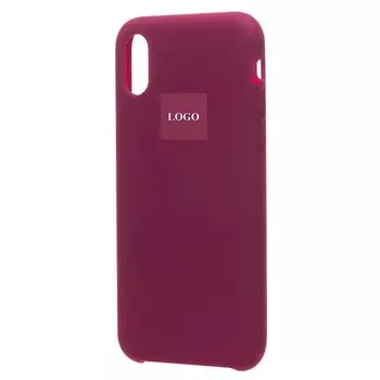 Чехол-накладка ORG Soft Touch для смартфона Apple iPhone XR, силикон, бордовый (120279)