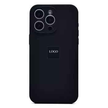 Чехол-накладка ORG Soft Touch с закрытой камерой для смартфона Apple iPhone 15 Pro Max, силикон, черный (230168)