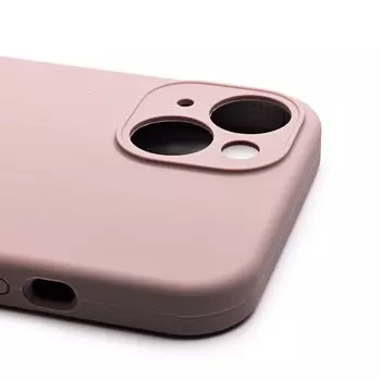 Чехол-накладка ORG Soft Touch с закрытой камерой для смартфона Apple iPhone 14, силикон, бежевый (236243)