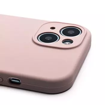 Чехол-накладка ORG Soft Touch с закрытой камерой для смартфона Apple iPhone 15, силикон, бежевый (236246)