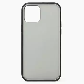 Чехол-накладка PC035 для смартфона Apple iPhone 12/12 Pro, силикон, черный (120223)