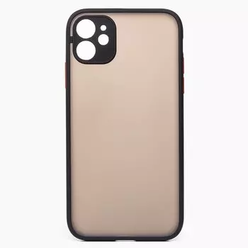 Чехол-накладка PC041 для смартфона Apple iPhone 11, черный (118639)