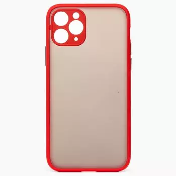 Чехол-накладка PC041 для смартфона Apple iPhone 11 Pro, красный/черный (118638)