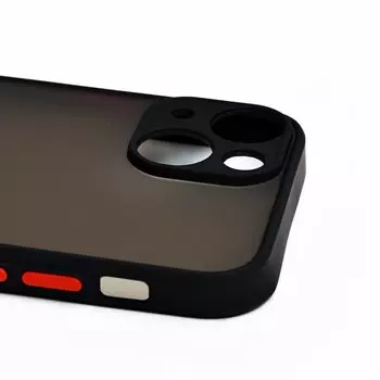 Чехол-накладка PC041 для смартфона Apple iPhone 13 mini, пластик, черный (133888)