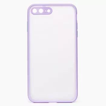 Чехол-накладка PC041 для смартфона Apple iPhone 7 Plus/8 Plus, светло-фиолетовый/белый (118664)