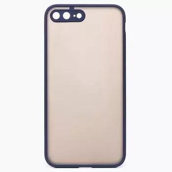 Чехол-накладка PC041 для смартфона Apple iPhone 7 Plus/8 Plus, темно-синий/черный (118659)