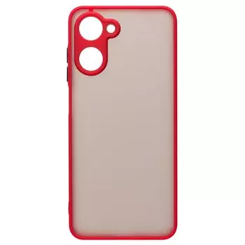 Чехол-накладка PC041 для смартфона Oppo Realme 10 4G, красный (213408)