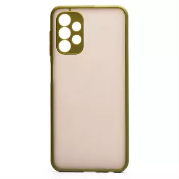 Чехол-накладка PC041 для смартфона Samsung SM-A135 Galaxy A13 4G, пластик, зеленый (205446)