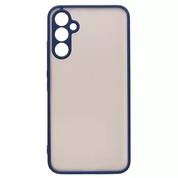 Чехол-накладка PC041 для смартфона Samsung SM-A346 Galaxy A34, силикон, темно-синий/черный (215706)