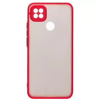 Чехол-накладка PC041 для смартфона Xiaomi Redmi 10A, красный/черный (212954)
