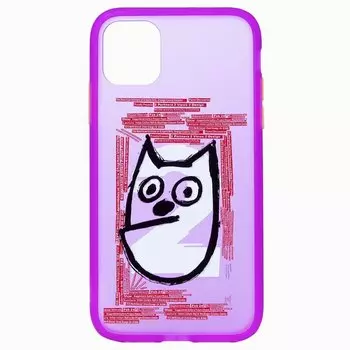 Чехол-накладка PC046 для смартфона Apple iPhone 11 Pro, силикон, violet (121995)