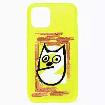 Чехол-накладка PC046 для смартфона Apple iPhone 11 Pro, силикон, yellow (121996)