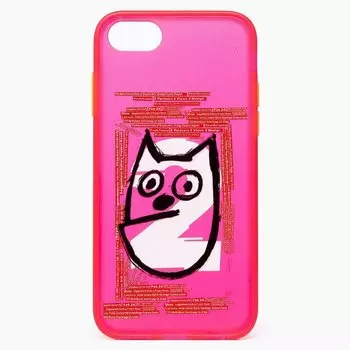 Чехол-накладка PC046 для смартфона Apple iPhone 6/6S, силикон, Red (122054)