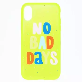 Чехол-накладка PC046 для смартфона Apple iPhone X/XS, силикон, yellow (122096)