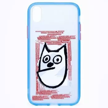 Чехол-накладка PC046 для смартфона Apple iPhone XR, силикон, blue (122101)