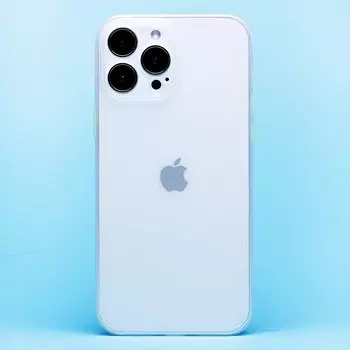 Чехол-накладка PC052 для смартфона Apple iPhone 13 Pro Max, пластик, белый (202910)