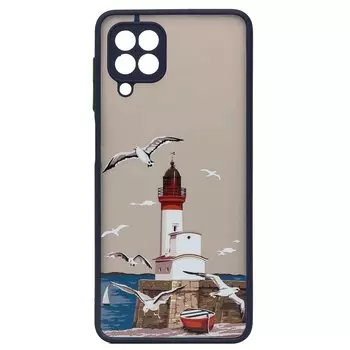 Чехол-накладка PC057 для смартфона Samsung SM-M325 Galaxy M32 Global, пластик, принт 005 (202699)