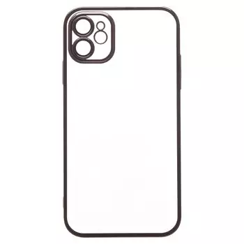 Чехол-накладка PC073 с закрытой камеро для смартфона Apple iPhone 11, силикон, черный (213774)