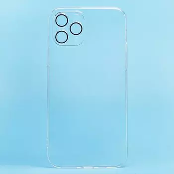 Чехол-накладка PC073 с закрытой камерой для смартфона Apple iPhone 11 Pro, силикон, прозрачный (213771)