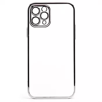 Чехол-накладка PC073 с закрытой камерой для смартфона Apple iPhone 11 Pro, силикон, серебристый (213770)