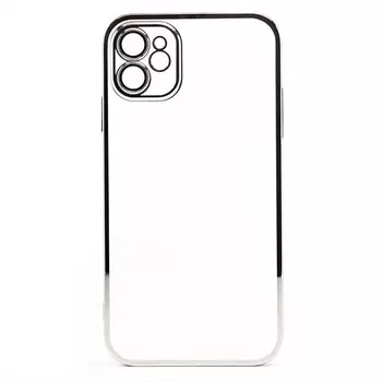 Чехол-накладка PC073 с закрытой камерой для смартфона Apple iPhone 11, силикон, серебристый (213778)