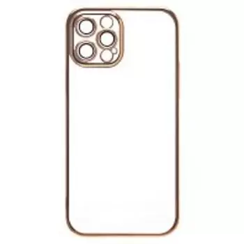Чехол-накладка PC073 с закрытой камерой для смартфона Apple iPhone 12 Pro Max, силикон, желтый (213789)