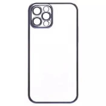 Чехол-накладка PC073 с закрытой камерой для смартфона Apple iPhone 12 Pro, силикон, синий (213791)