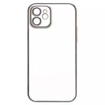 Чехол-накладка PC073 с закрытой камерой для смартфона Apple iPhone 12, силикон, зеленый (213800)